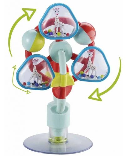 Активна играчка с вендуза Sophie la Girafe - Виенско колело - 2