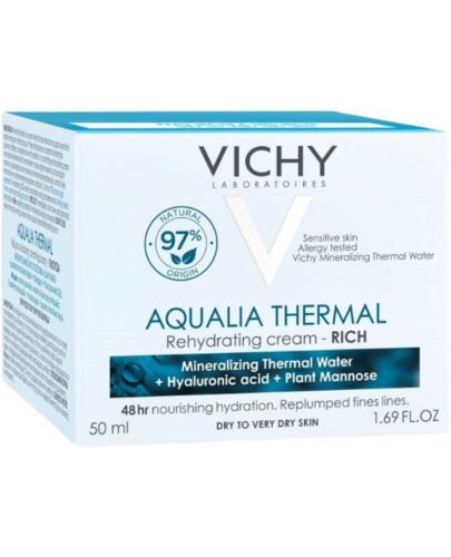 Vichy Aqualia Thermal Хидратиращ крем с плътна текстура, 50 ml - 6