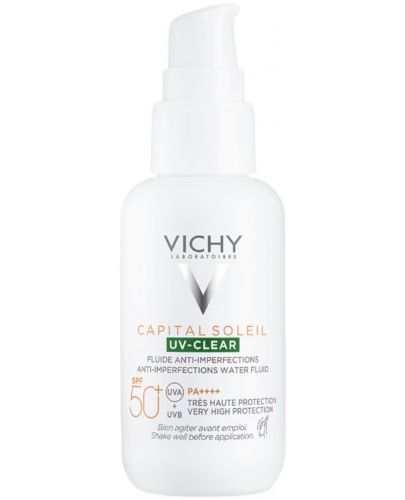 Vichy Capital Soleil Флуид за лице UV-Clear, SPF50+, 40 ml - 1