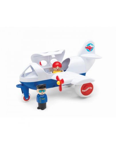 Viking Toys Самолет с 2 човечета - 30 смподаръчна кутия - 1