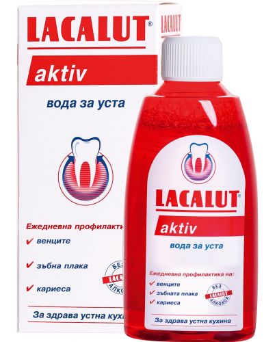 Lacalut Aktiv Вода за уста, 300 ml - 1
