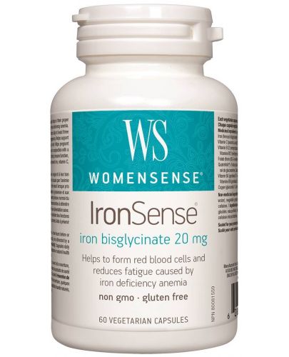 WomenSense Iron Sense, 60 веге капсули, Natural Factors - 1
