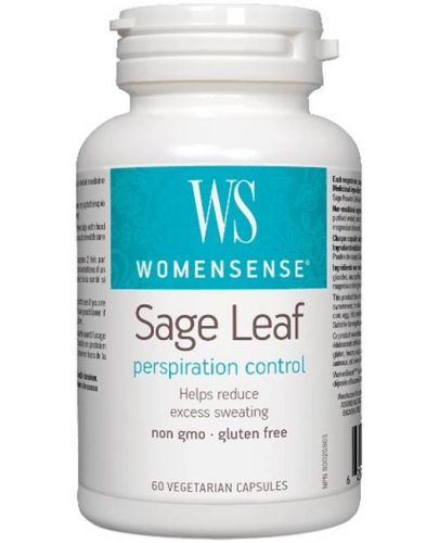 WomenSense Sage Leaf, 350 mg, 60 веге капсули, Natural Factors - 1