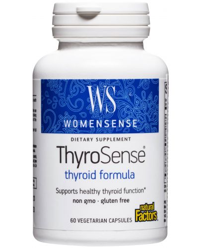 WomenSense ThyroSense, 60 веге капсули, Natural Factors - 1