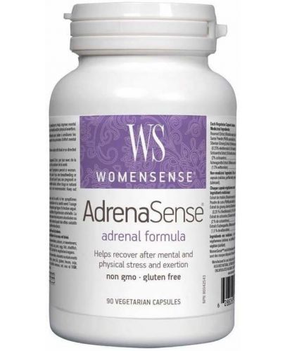 WomenSense AdrenaSense, 90 веге капсули, Natural Factors - 1