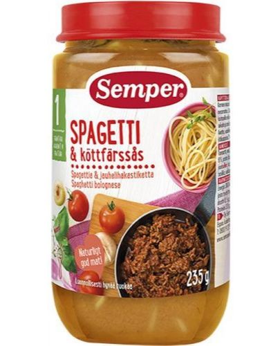 Ястието Semper - Спагети болонезе, 235 g - 1