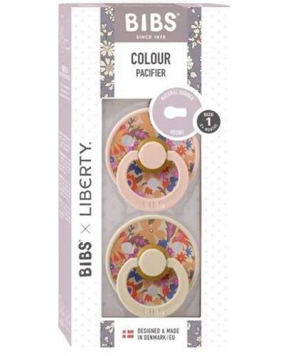 Залъгалки Bibs - Liberty, 6-18 м, 2 броя, June Blossom Blush - 3