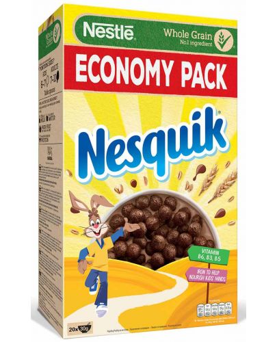 Зърнена закуска Nestle - Nesquik, 625 g - 1