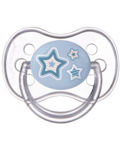 Залъгалка Canpol - Newborn Baby, 0-6 месеца, синя - 1
