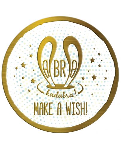 Табелка-картичка - Аbra Кadabra! Мake a wish! - 1