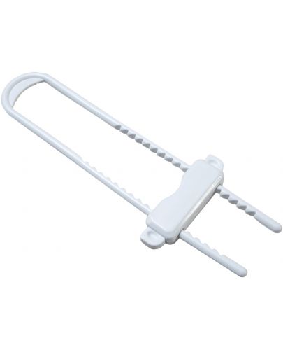 Защитна ключалка за шкафове BabyJem - Бяла - 1
