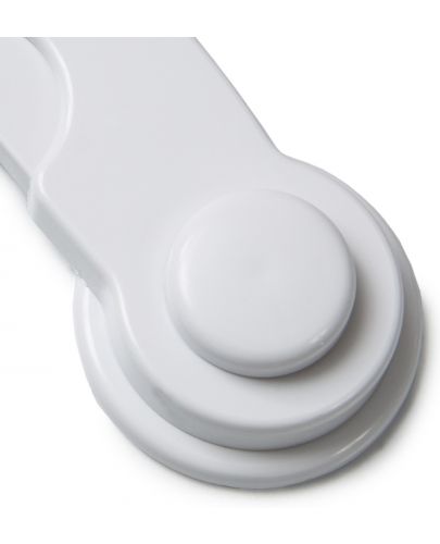 Защитна ключалка за шкафове BabyJem - Бяла - 3