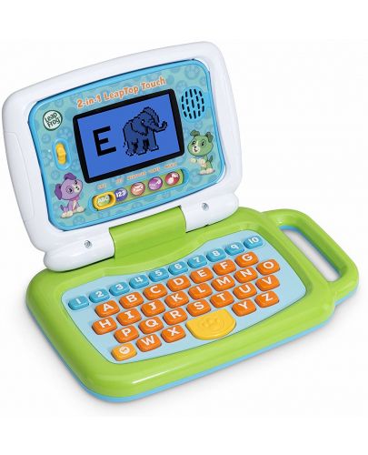 Образователна играчка 2 в 1 Vtech - Лаптоп, зелен (на английски език) - 2