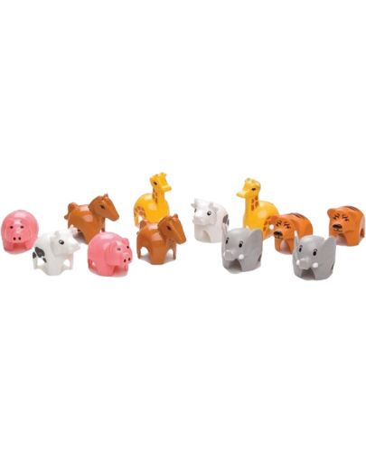 Детски играчки Viking Toys - Животни, 12 броя - 1