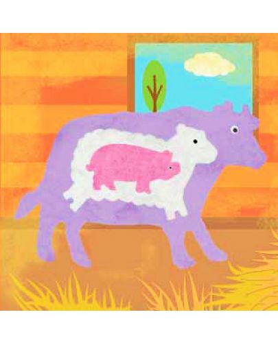 Животни във фермата: Книга с шаблони - 4