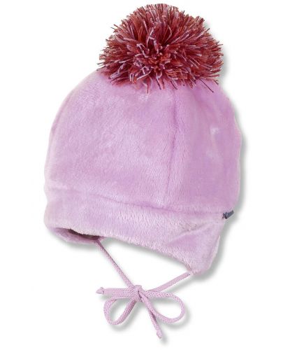 Зимна бебешка шапка с пискюл Sterntaler - 47 cm, 9-12 месеца - 1