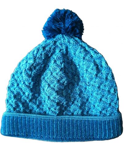 Зимна шапка с помпон Maximo - Синя - 1