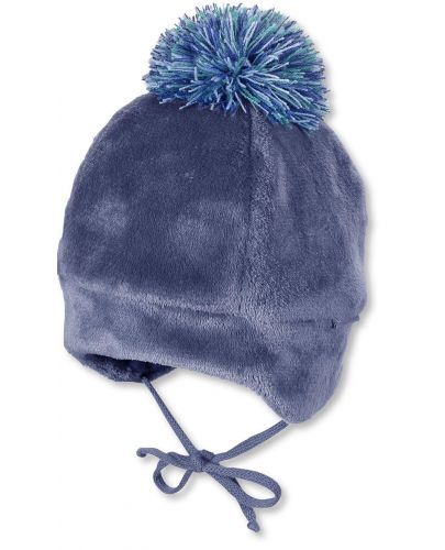 Зимна бебешка шапка Sterntaler - 43 cm, 5-6 месеца - 1