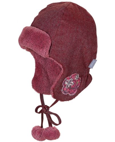 Зимна детска шапка Sterntaler - червена, 51 сm, 18-24 месеца - 1