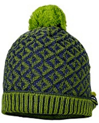Зимна шапка с помпон Maximo - Зелена - 1