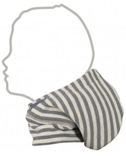 Зимна шапка Sterntaler - 51 cm, 18-24 месеца, сиво райе - 2