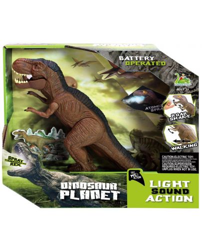 Електронна играчка Dinosaur Planet - Динозавър, със светлини, звуци и пушек - 1