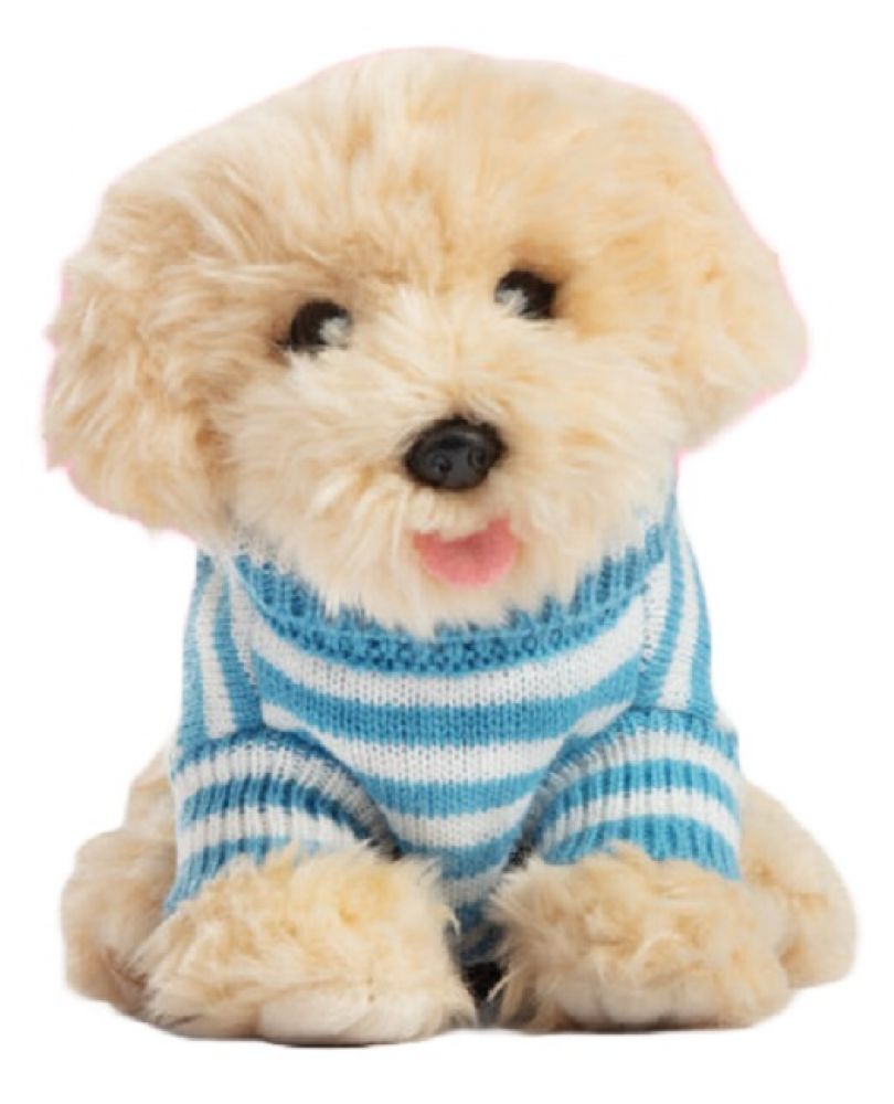 Плюшена играчка Studio Pets - Куче Лабрадудел с блузка, Драскулка, 23