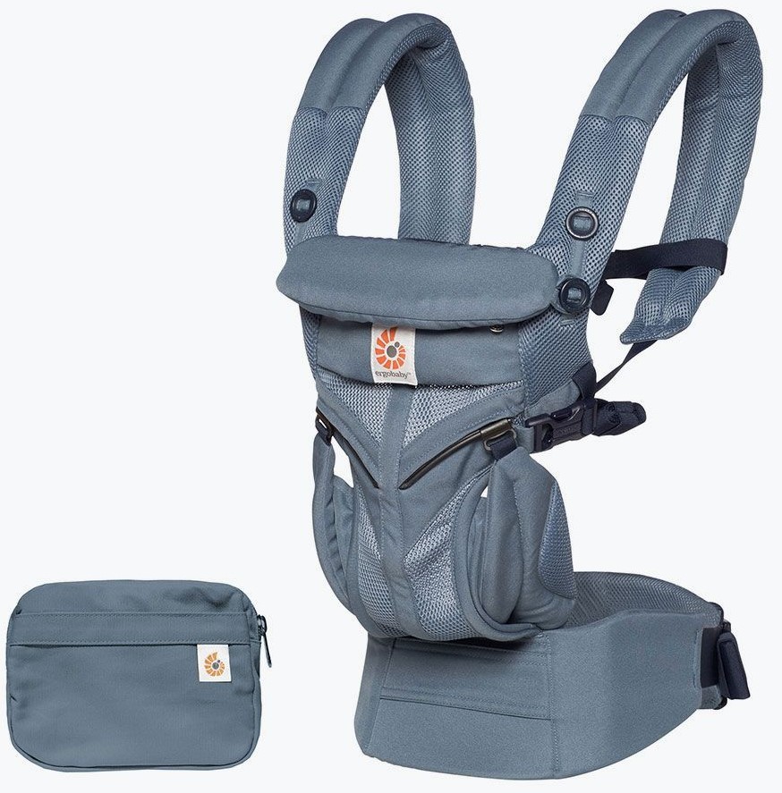 Ергономична раница Ergobaby Omni 360 - Cool Air Mesh, Oxford Blue