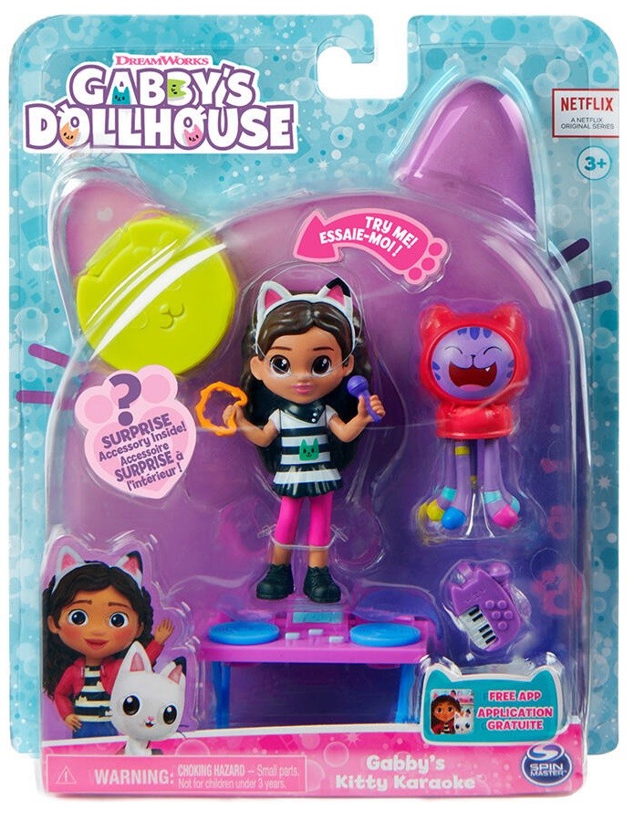 Игрален комплект Gabby's Dollhouse Караоке с две фигурки на ТОП Цена