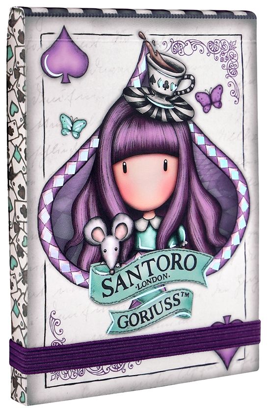 Джобен бележник Santoro Gorjuss Wonderland, A Little More Tea, 80