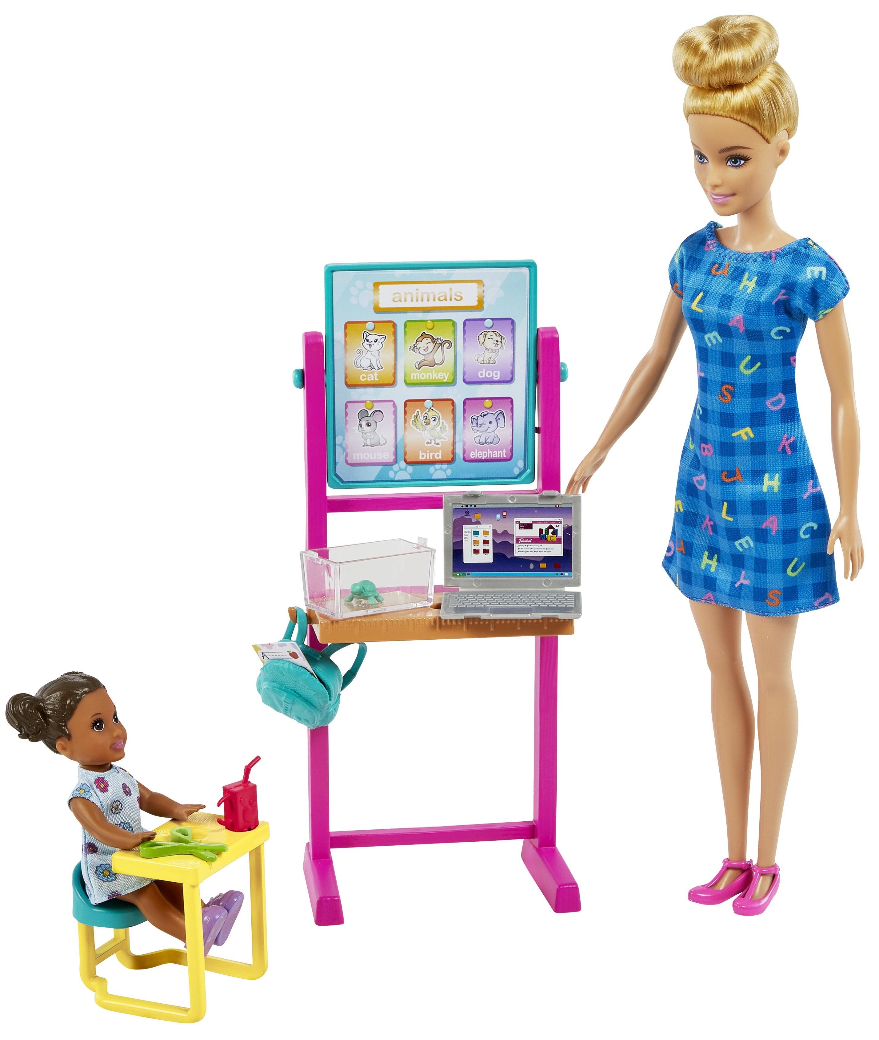Игрален комплект Barbie You can be anything Учителка с лаптоп на ТОП