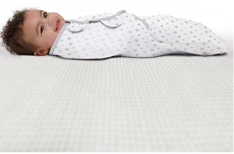 Памучни пелени Swaddleme Original Stary Skies, 2 броя, сиви, 0.5 Tog