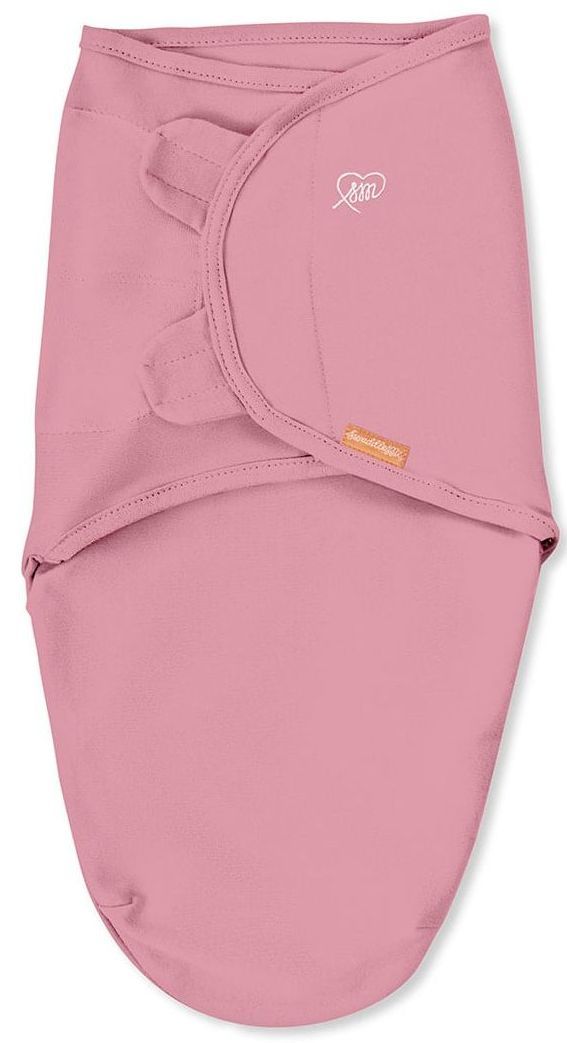 Памучни пелени Swaddleme Original Flamingo Fiesta, 2 броя, розови, 0.