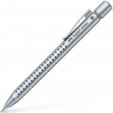 Автоматичен молив Faber-Castell Grip - Сребрист, 0.7 mm -1