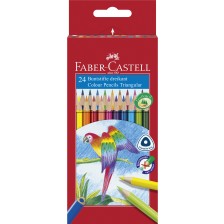 Цветни моливи Faber-Castell - 24 броя -1