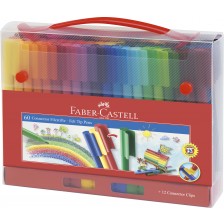 Цветни флумастери Faber-Castell Connector - 60 броя -1