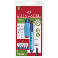 Детска писалка Faber-Castell - Scribolino, с пълнители -1