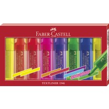 Текст маркери Faber-Castell - 8 броя -1