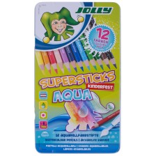 Цветни акварелни моливи Jolly Kinder Aqua -12 цвята -1