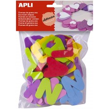 Меки цветни букви APLI – 104 броя -1