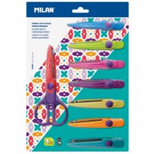 Детска декоративна зиг-заг ножичка Milan – 8 сменяеми остриета