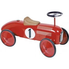 Детска играчка Gollnest & Kiesel - Метална кола, червена -1