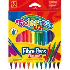 Комплект флумастери Colorino Kids - 12 цвята -1