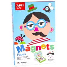 Образователна магнитна игра Apli Kids - Лица