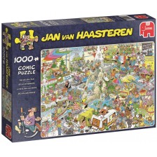 Пъзел Jumbo от 1000 части - Празничен панаир, Ян ван Хаастерен -1