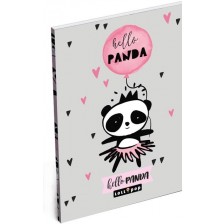 Тефтер Lizzy Card - Hello Panda, формат A7