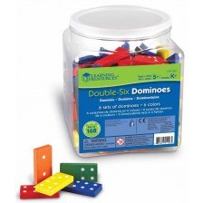 Детска игра Learning Resources - Гигантско домино -1