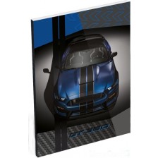 Тефтер Lizzy Card - Ford Mustang GT, формат A7 -1