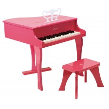 Детски музикален инструмент Hape - Пиано, розово -1