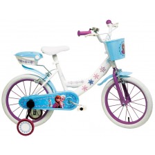 Детски велосипед с помощни колела Mondo - Замръзналото кралство, 14 инча